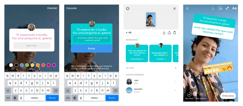 Instagram lança adesivo de perguntas no Stories 1 Adesivo de perguntas