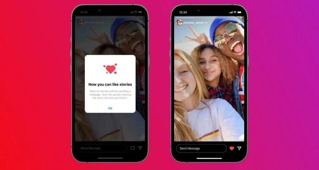 Curtidas nos stories: novas formas de interagir